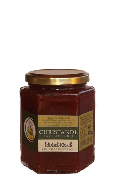 KIRSCHE - RIBISEL MARMELADE FRUCHTAUFSTRICH