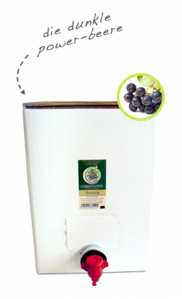 ARONIASAFT OHNE ZUCKER DIREKTSAFT 3L BAG IN BOX